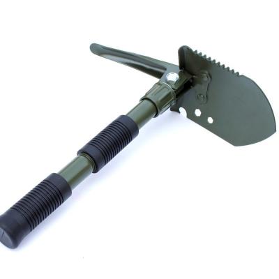 China Mini Shovel With Canvas Bag Portable Lightweight Outdoor Tactical Shovel Survival Camping Foldable Packing for sale