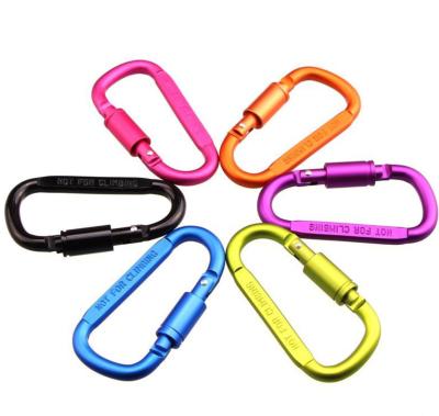 China General Industry Locking Carabiner Clips Heavy Duty Caribeaners For Camping, Hiking, Outdoor for sale