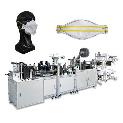 China Advertising Company High Speed ​​Fish Shaped Automatic Nailing Mask Making Machine for sale