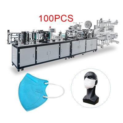 China Factory Protective FFPI Breathe Valve Activated Carbon Folding Mask Making Machine for sale