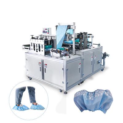 China High Quality Fully Automatic Disposable Hotels PE Shoe Cover Making Machine With Ultrasonic Supplies China for sale