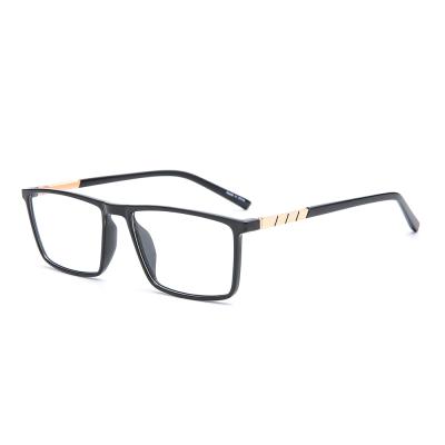 China Fashionable men's custom vintage oem square tr90 optical black eyeglass frames for sale