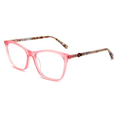 China High Quality Fashionable Women Acetate Optical Frames Manufacturer for sale