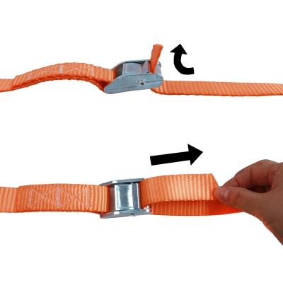 China 1 Inch 25mm Strap 450kg Cam Buckle And Endless Webbing Buckle Lashing Down Link Straps for sale