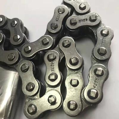 China Stainless Steel Motorcycle 428H Chains Roller Chains Motorcycle Parts for sale