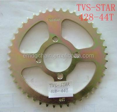 China 40Mn TV STAR New India Model 428 44T Motorcycle Chain And Sprocket Kits for sale