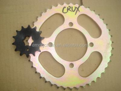 China 40Mn China Made Motorcycle Part KNOT 42 14T 428 112L Chain Sprocket Kit For India Market for sale