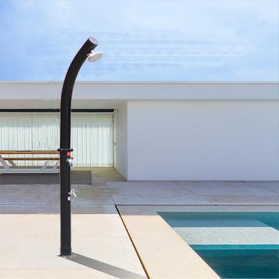 China High Pressure Water Saving Product Innovative Villa Constant Temperature Solar Shower Pool Black Shower Column for sale