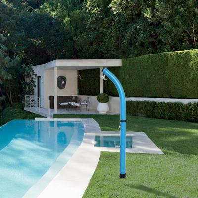 China Remark High Quality High Quality Blue Solar Shower Pool Bath Outdoor Shower Column for sale