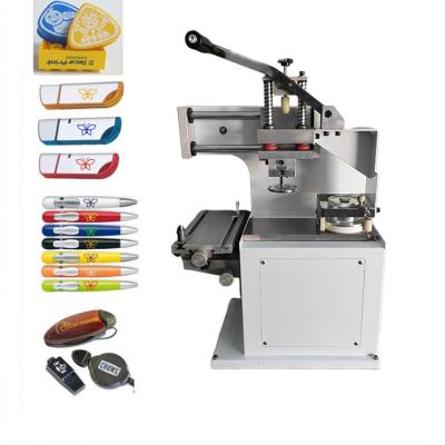 China Building Material Stores HX-140 manual pad printing machin 90mm ink cup pad printing machine for glasses paper note kn95 mask clothing cup for sale