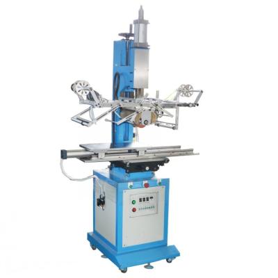 China Building Material Shops Logo Stamping Machine Trademark Hot Stamping Press Pneumatic Logo for sale