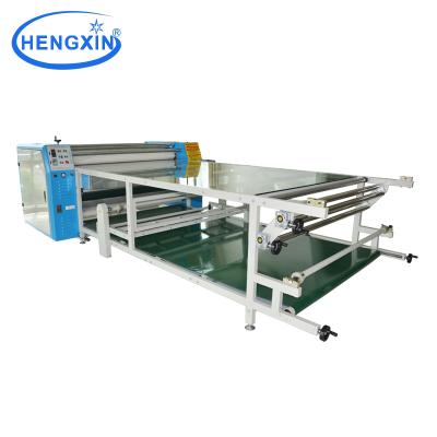 China Factory Printing Width 1.7M 42cm Oil Drum Roller Sublimation Heat Transfer Press Machine for sale