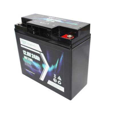 China Deep Cycle 12.8V 24AH LiFePO4 Lithium Battery Long Life Cycle Solar Ion Battery For Storage System for sale