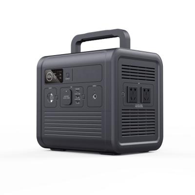 China Hot sale 1000w lifepo4 battery power station portable portable solar generator 1200W 220v 286*222*270mm for sale