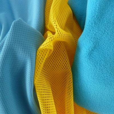 China Moisture Absorption 100% Polyester Birdeye Mesh Fabric for sale