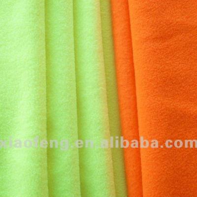 China 100% anti-static polyester knitted neon fleece bilateral brushing, one side anti-pilling for sale