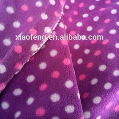 China Flame Retardant Polyester Printed Fleece Fabric for sale