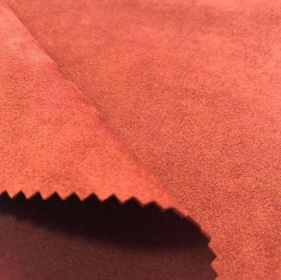 China Memory stretch knitted air layer suede fabric340gsm for sale