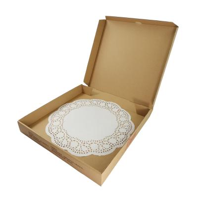 China Factory Recycled Materials Custom Corrugated Take Out Delivery OEM Logo 12 Inch Pizza Box With Custom Design for sale