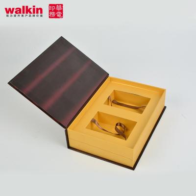 China Recyclable Stylish Luxury Folding Book Shape Box Packaging Box For Heath Care for sale