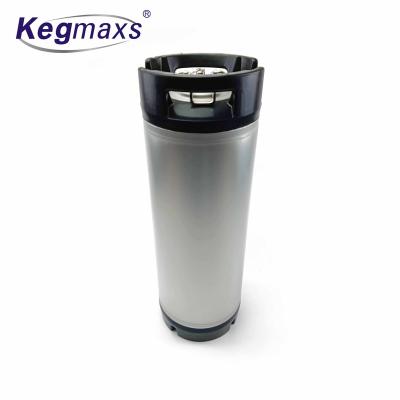 China Kegmaxs China Home Brew Beer Keg 5 Gallon Corny Keg Draft Brewer 19 Liter Cornelius Corny Stainless Steel Dual Rubber Handle for sale