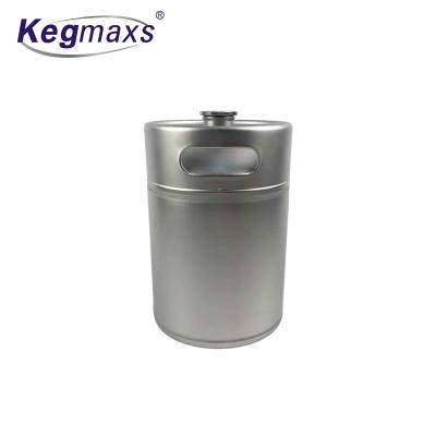 China Kegmaxs Beer Shaker 5L Mini Beer Keg Stainless Steel Cornelius Bottle For Beer Cafe Liquid Corny Keg Ball Lock Keg Drip Tray for sale