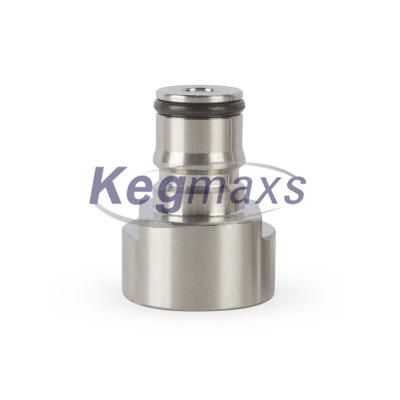 China Beer Stainless Steel Barrel Coupler Adapter FPT 5/8 Thread Ball Lock for sale