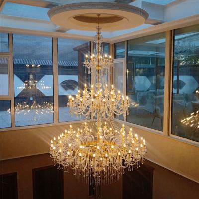 China New Design Hotel Lobby Ceiling Light Luxurious Crystal Chandelier Earrings Light Pendant Lighting For Living Room for sale