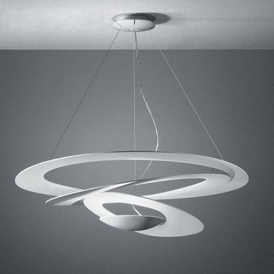 China Modern Led Line Modern New Design Pendant Lighting Ring Round Living Room Hotel Circle Chandelier for sale