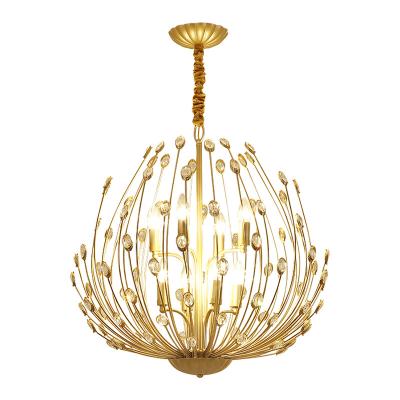 China Vintage Metal Lamp Light Style Lighting Product Copper Traditional Indoor Hotel Modern Home Decorative Lighting Pendant Chandelier for sale