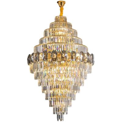 China Indoor Decoration Crystal Chandelier Hotel Crystal Chain Luxury Chandelier Lighting 2022 Series European Modern Luxury LED Lamp for sale