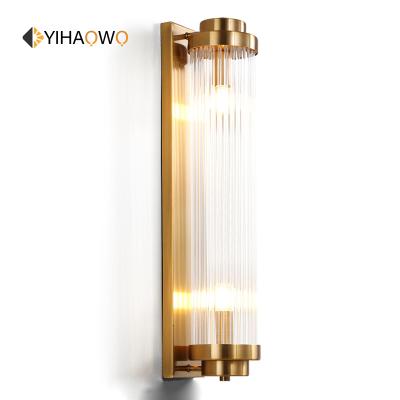 China Convertible Modern Postmodern Cylindrical Shape Personality Living Room Light Luxury Wall Lamp for sale