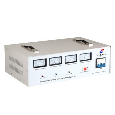 China SVC ZX TNS-4.5KVA Three Phase AC Voltage Regulator Stabilizer 4500w High Accuracy Automatic Wholesale for sale