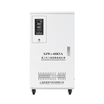 China SVC TNS/SJW3 Three Phase Servo Motor Voltage Stabilizer Intelligent High Accuracy Automatic Regulator for sale