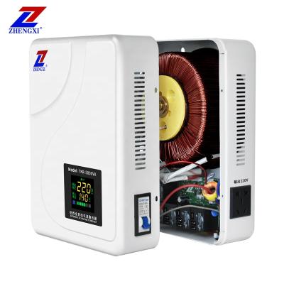 China SVC ZX TKR-5000VA Single Phase AVR 220v LCD Intelligent Automatic AC Voltage Stabilizer - Indoor & Outdoor for sale