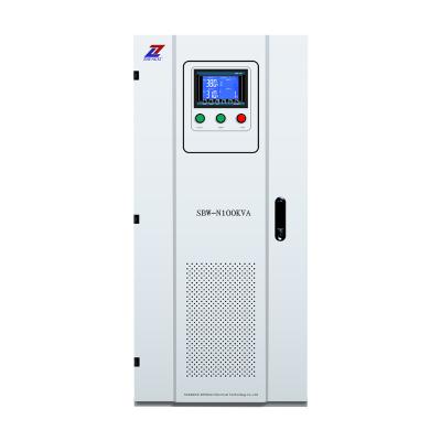 China SVC ZX SBW-N100KVA three phase AC automatic voltage regulator stabilizer50KVA 300KVA 600KVA for sale