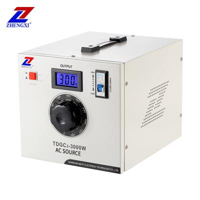 China SVC TDGC3-3000VA 3000W Single Phase Output 300V LCD Servo Adjustable Voltage Regulator for sale