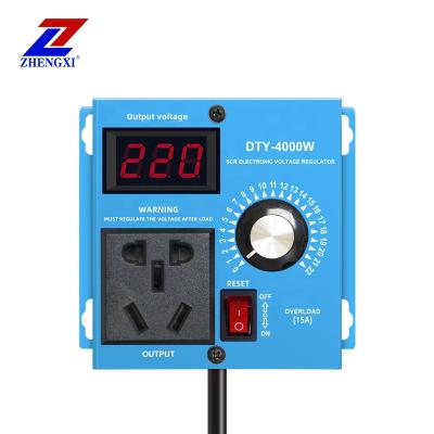 China SVC DTY-4000W Single Phase Thyristor Electronic Adjustable Voltage Regulator for sale