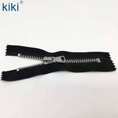 China Auto Lock 5# End-End Metal Half Zipper For Shirt for sale