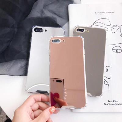 China Protector Cover Ultra Luxury Tpu Leather Case For Iphone Mirror Girls Phone Case Cover For Iphone XR XS XS Max X 8 Cases for sale