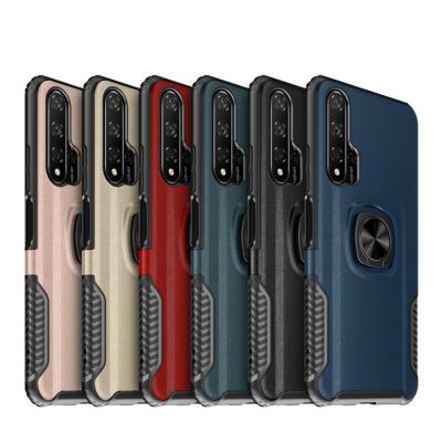 China Magnetic Car Ring Holder TPU Armor Bumper Ring Phone Case PC Cover For Redmi 6A 7A 8A 9A for sale