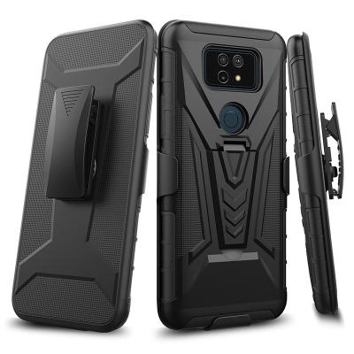 China Anti-drop Military Grade Clip Holder Back Mobile Phone Case For Moto One 5G/Moto One 5G UW/Moto G 5G Plus for sale