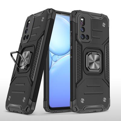 China Hot Selling Anti-Drop Amazon Tpu PC Kickstand Hybrid Magnetic Shockproof Magnetic Case For VIVO V19 Cover for sale