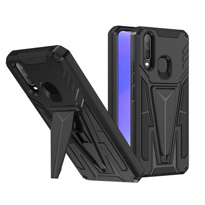 China Amazon Hot Selling Anti-fall Tpu PC Hybrid Shockproof Shockproof Hidden Magnetic Kickstand Phone Case For VIVO Y17 for sale