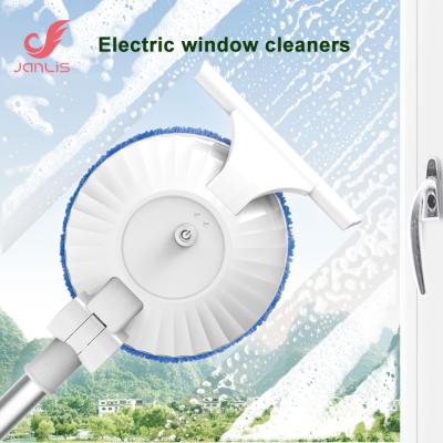 China Electric window cleaners of the latest floor ceiling machine household window cleaning foam cordless telescopic safe fast electric window cleaner for sale