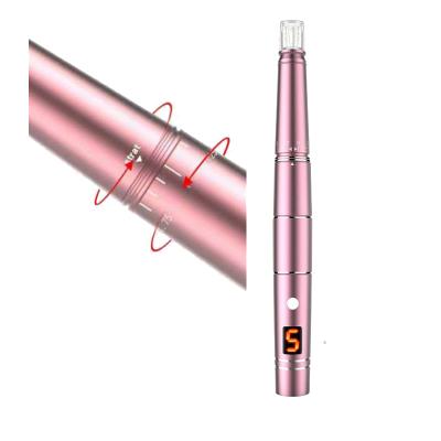 China Anti-Puffiness Microneedle Roller Therapy Derma Pen Rechargeable Meso Nano Injector Dermapen for sale