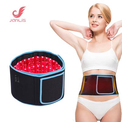 China Dye Removal Red Light Belt Therapy Pain Relief Slimming Laser Lipo Belt Far Infrared Red Light Therapy Belt for sale