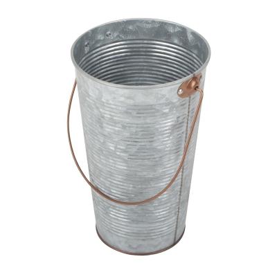 China Metal Handle Sustainable Galvanized Steel Bucket for sale