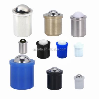 China China factory supply stainless steel high precision spring ball plunger with flat collar for sale