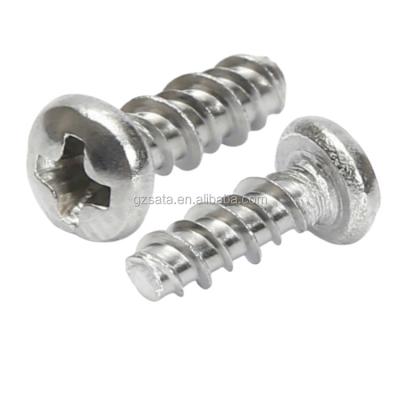 China Mcmaster Carr High-Strength 410 Stainless Steel Phillips Rounded Head Thread-Forming Screws for Fragile Plastic for sale